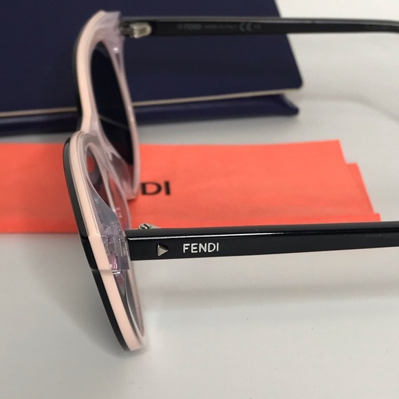 Fendi ff 0254 Glasses Roma Prescription Dark Lens Sunglasses Frame Replacement - Picture 3 of 12